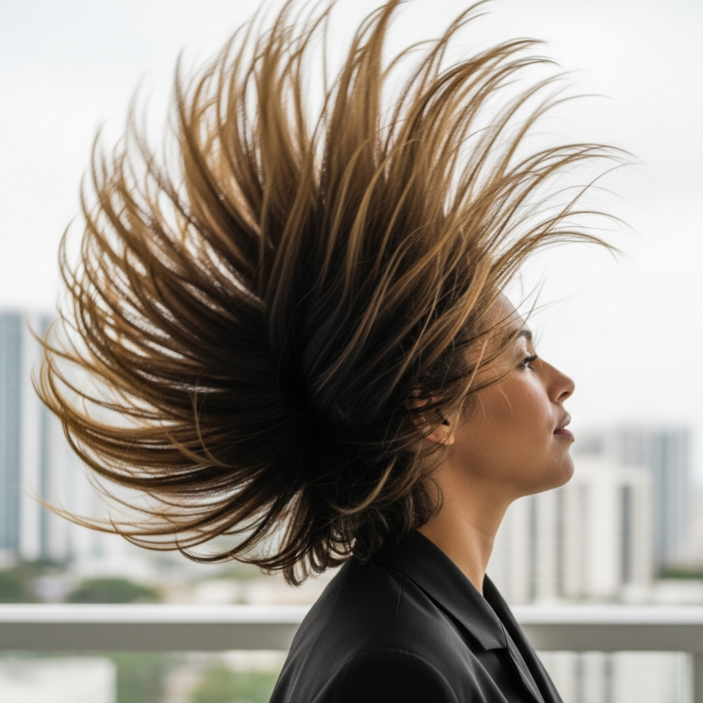"Libera tu cabello: Equilibra el cuero cabelludo graso y puntas secas con Terapia de Aminoácidos"