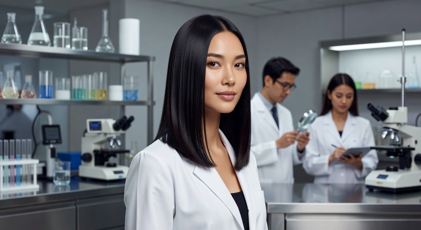 La Ciencia del ʼLiso Espejoʼ: Cómo logramos brillo sin plastificar el cabello resultado profesional